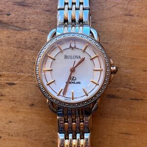 Bulova Women's Gold and Silver Watch Lexus Branding